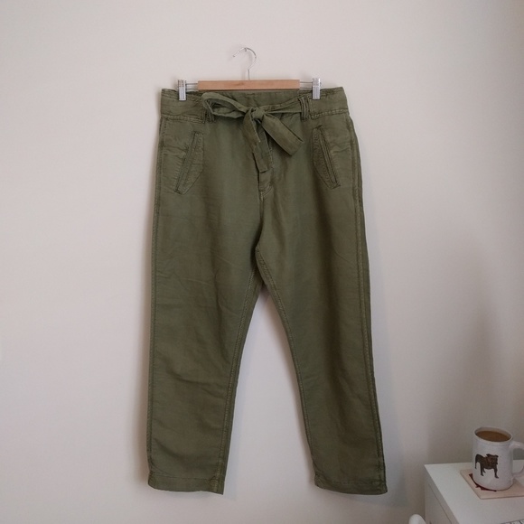 Free People Pants - Free People Linen Blend Universal Boyfriend Pants